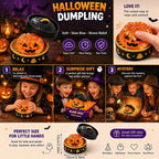 Cute Halloween Dumpling Squishy – Slow Rising Stress Relief Sensory Fidget Toy
