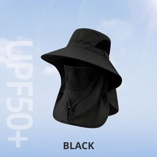 UPF 50+ Sun Protection Hat With Full Face & Neck Coverage