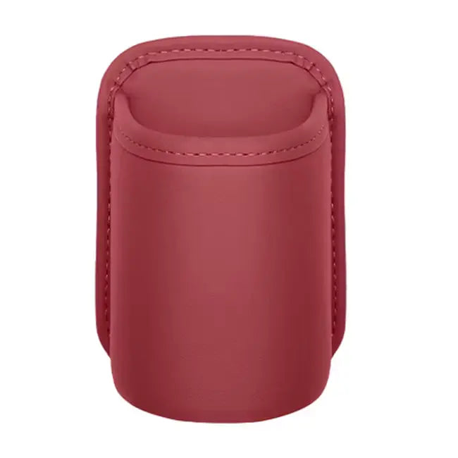 Leather Car Door Cup Holder – 3-in-1 Drink Holder, Storage Organizer & Mini Car Bin